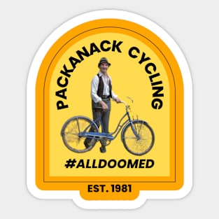 Packanack Cycling #AllDoomed Sticker